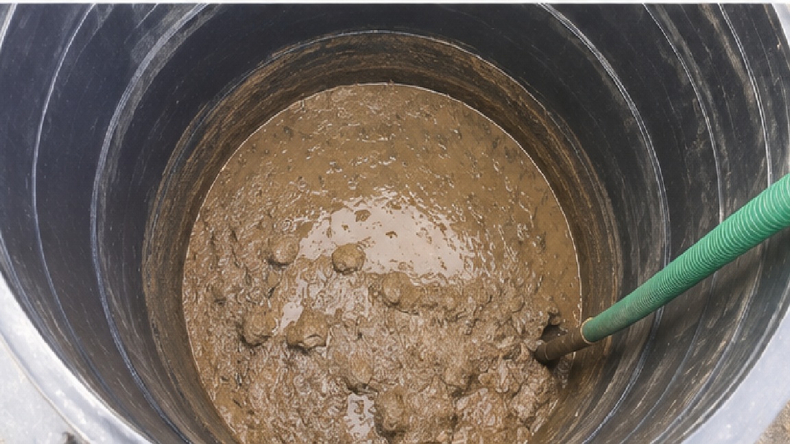 Society Water Tank Before Cleaning