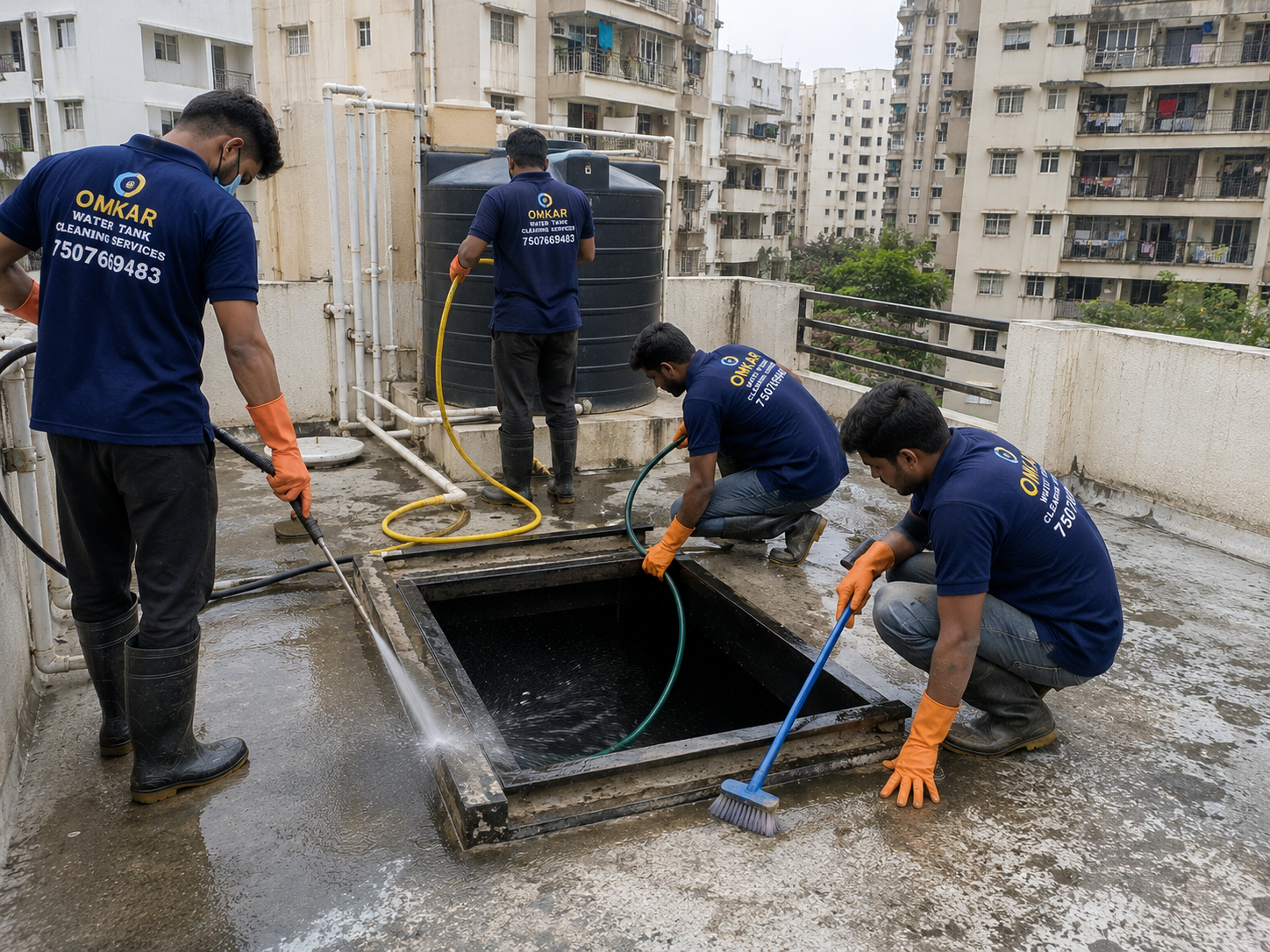 Society Water Tank Cleaning Service